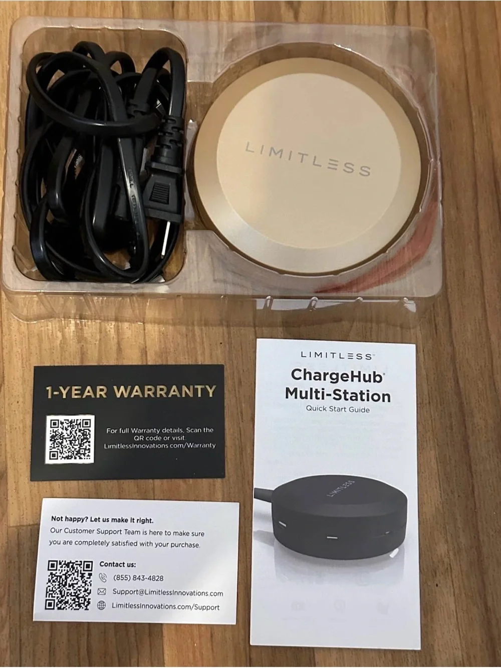 LIMITLESS ChargeHub Multi-Station - Rose Gold 6-Port Charger
